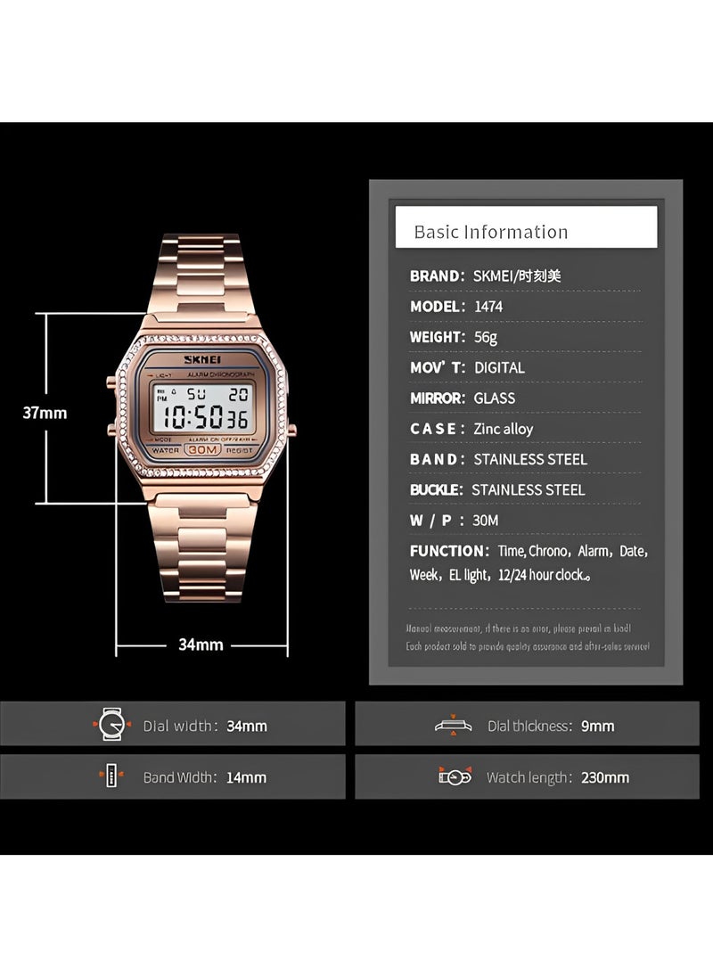 SKMEI - SKMEI 1474 Wrist Watch For Women - Image 1