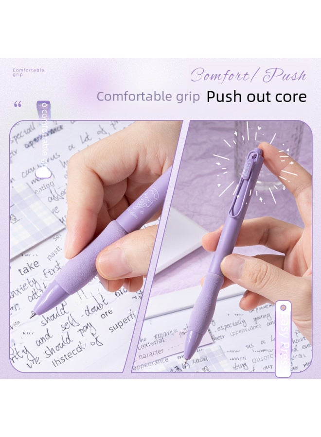 Kaba Bear Brush Pen Special Cloud Grip High-looking Quick-drying Push Gel Pen St Nib Black Pen - Image 4