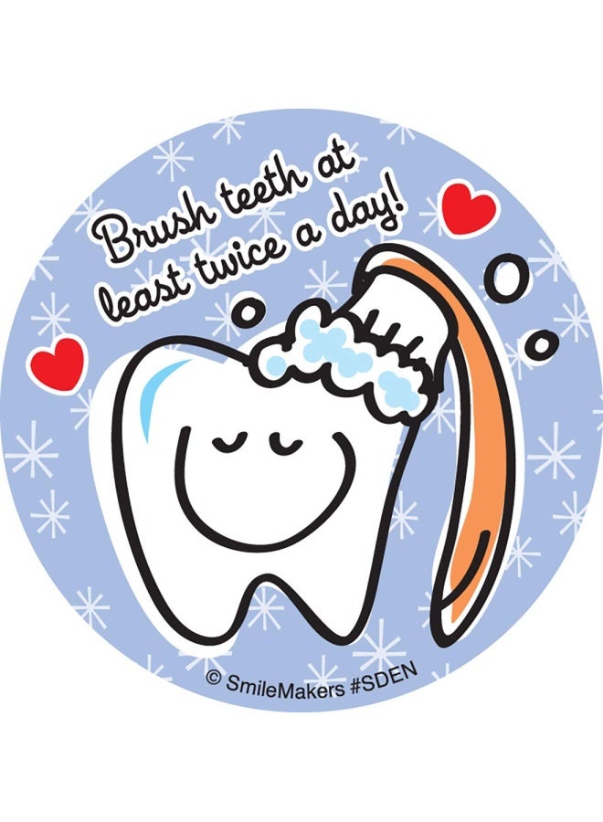 SmileMakers Simple Dental Stickers - Prizes And Giveaways - 100 Per Pack - Image 5