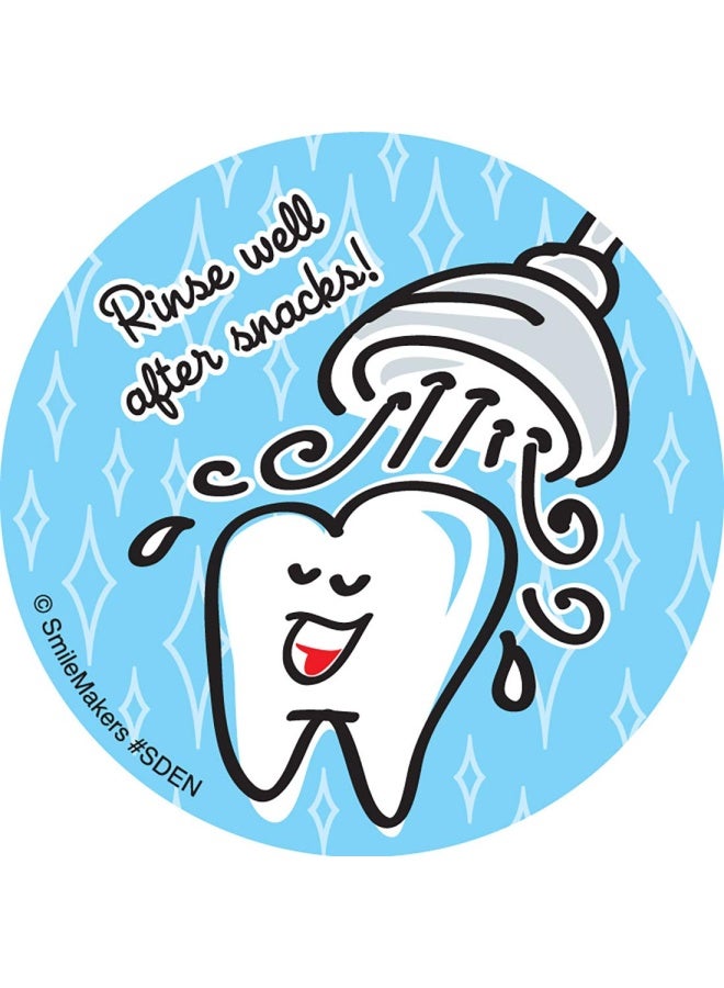 SmileMakers Simple Dental Stickers - Prizes And Giveaways - 100 Per Pack - Image 4