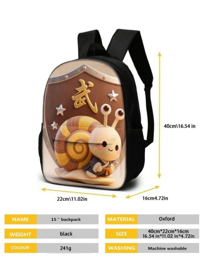 Bright Li Fire Unlock the new fashion of childish fun! Three-piece set of bags, cartoon elements for children and teenagers (students, children, friends' outings, mountain climbing, schooling, etc. can be used) - 34  - Image 5