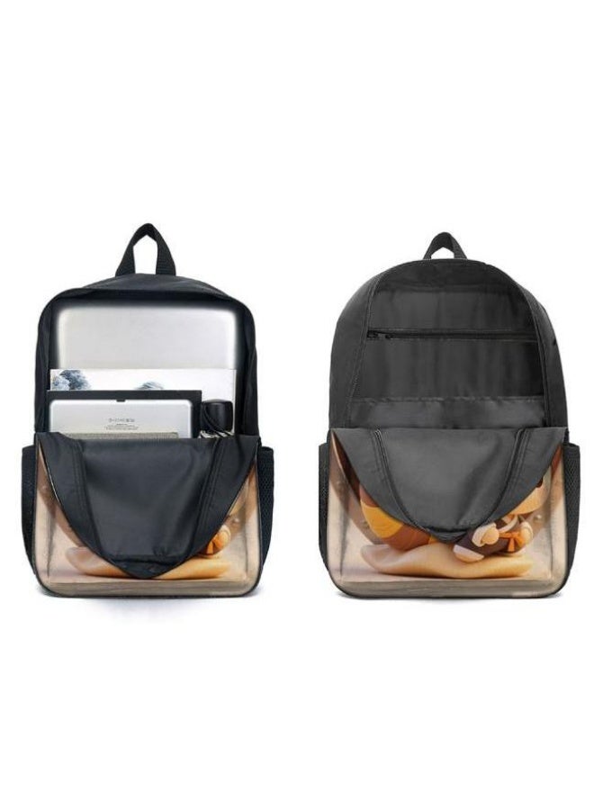 Bright Li Fire Unlock the new fashion of childish fun! Three-piece set of bags, cartoon elements for children and teenagers (students, children, friends' outings, mountain climbing, schooling, etc. can be used) - 34  - Image 4