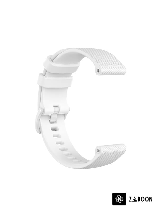 Zaboon ساعة شاومي كولور 22 مم حزام معصم سيليكون بنقشة مربعة صغيرة - Image 4