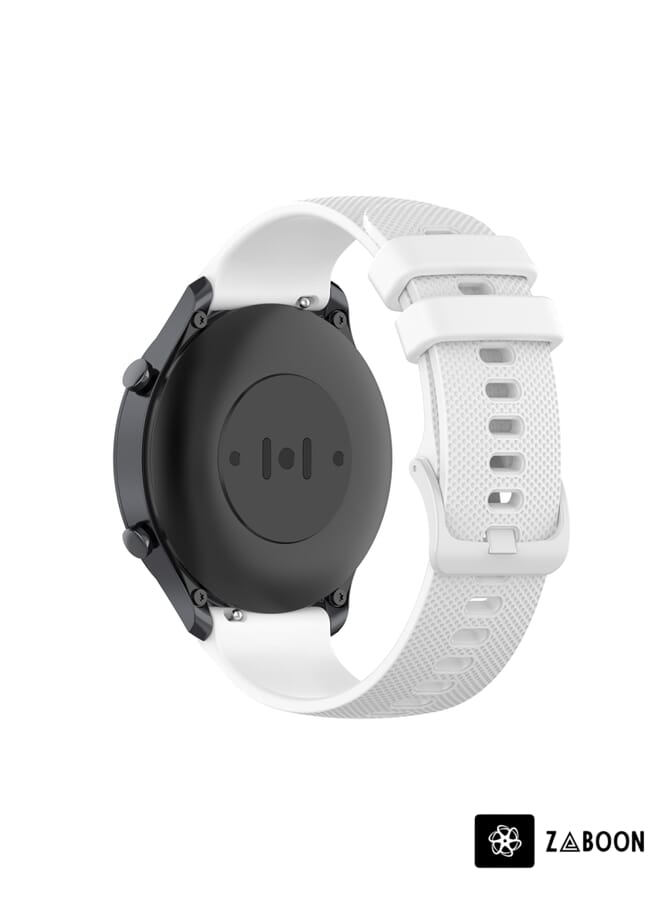 Zaboon ساعة شاومي كولور 22 مم حزام معصم سيليكون بنقشة مربعة صغيرة - Image 3