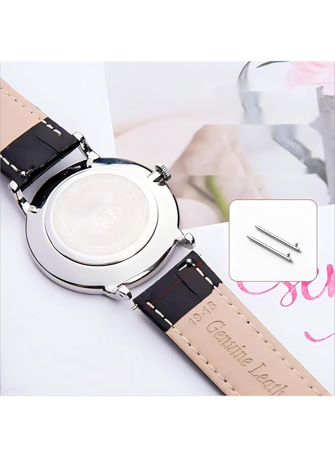 erorex Quick Release Genuine Leather Watch Bands 22Mm Replacement Wrist Strap For Men Compatible With Rolex Seiko Amazfit Huawei - Image 3