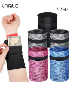 5 Pieces Wrist Wallet Phone Armband Sleeve Running Wallet Wristband Wallets for Women Men Sports Wrist Pouch with Zipper for Phone Running Walking Hiking Jogging Travel Fishing - pzsku/ZB99BF521109F56AE3262Z/45/_/1717739079/85471832-37bb-418f-a513-cf3fe81e540d