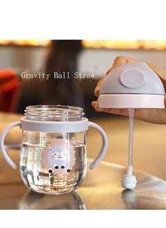 Excefore Sippy Cup for Baby, Sippy Cup for Baby more than 6 months, Spill-Proof Sippy Cup, Toddler Cup with Straw and Handle, Anti-drop  - Image 3
