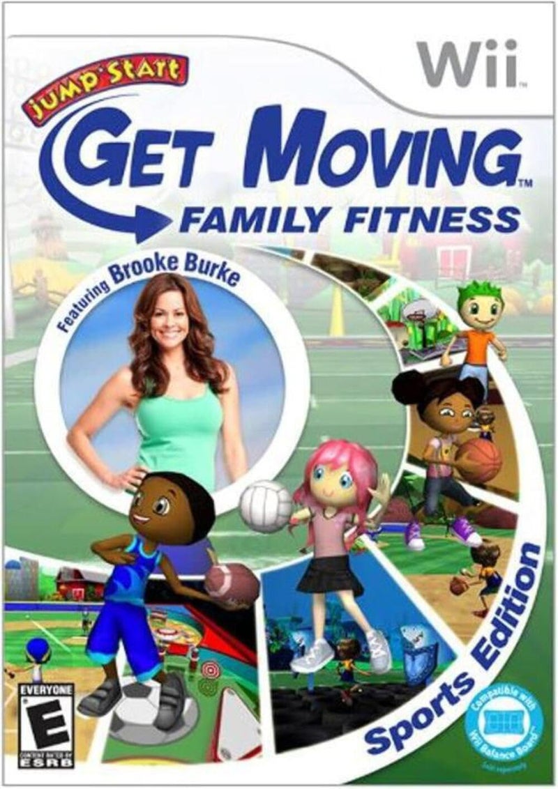 Knowledge Adventure JumpStart Get Moving Family Fitness - Sports Edition for Nintendo Wii