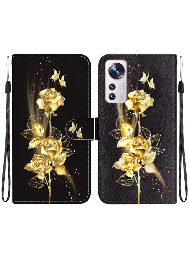 erorex Case For Xiaomi 12 Lite Crystal Texture Colored Drawing Leather Phone Case - Image 1