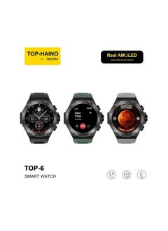 Haino Teko Top-6 Smart Watch Stylish and modern design suitable for any occasion Black color Water resistant 380 mAh battery Reminds you of 5 prayer times and Tasbeeh counter - pzsku/ZB99C2F24BE80AEE07C7EZ/45/_/1729515675/f7a7ba6a-0d67-4f7f-bfb7-6e3b49d054a0