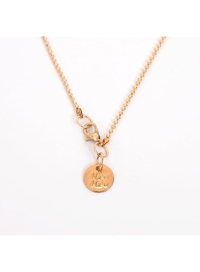 Meri Meri Flamingo Pompom Necklace - Image 3