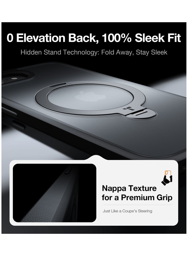 TORRAS 360° Spin for iPhone 16e Case 2025 with Stand, Fit for MagSafe, 4X Mil-Grade Protective, Rotatable Kickstand Phone Case for iPhone 16e Case, Ring Holder Slim Cover, 6.1-Inch - - Image 2