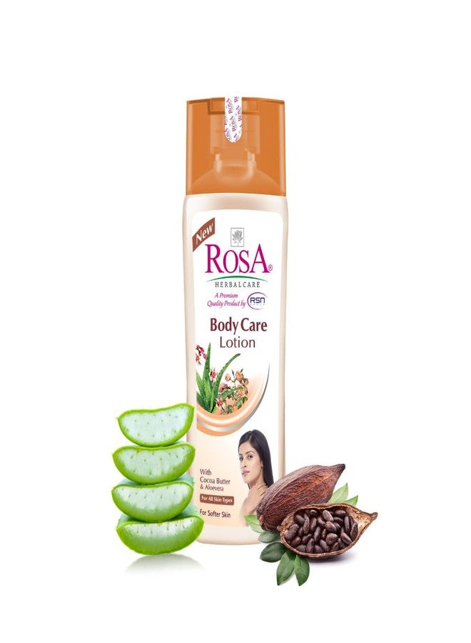 ROSA Body Care Lotion for Women & Men | With Aloevera, Cocoa Butter & Vitamin -E l Softens, Smoothens, Non-Greasy Moisturising Lotions - (Pack of 1-1000ml) - Image 1