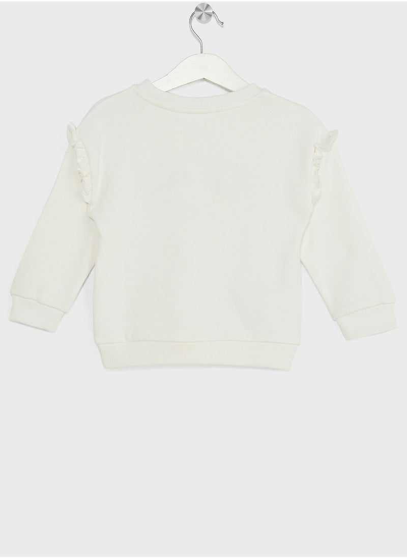 MANGO - Infant Text Print Sweatshirt - Image 1