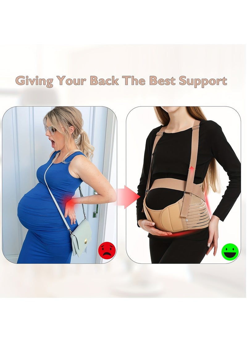 Generic - Pregnancy Support Belt - Seamless Maternity Abdominal Binder with Detachable Shoulder Strap, Pelvic Recovery & Customized Fit - Image 1