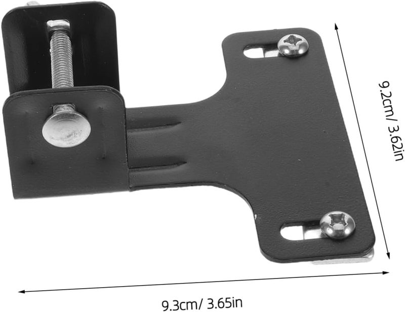 Alipis Vehicle Roof Rack Bracket and Crossbar Clamp 3x2.5cm Metal No-Drill Fixing Clip for Car Roof Rail Cargo Storage Travel - Image 2