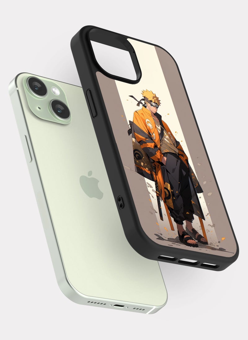 بكسلات كفر ايفون 15 ناروتو برتقالي - Image 2