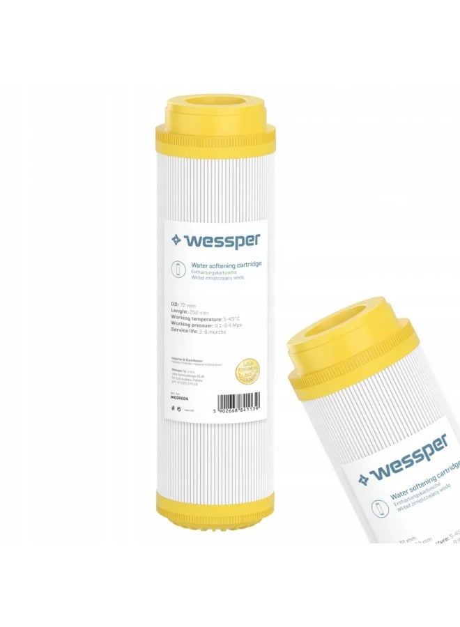 فلتر تليين مياه من ويسبر 10 بوصة — خرطوشة براتين لتليين الماء - Image 1