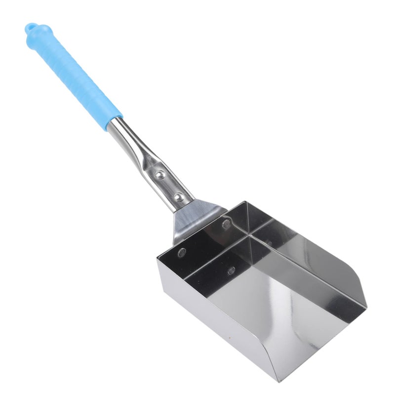 Stainless Steel Gardening Shovel 37x10cm Lightweight Hand Tool for Digging Weeding Planting - Image 2