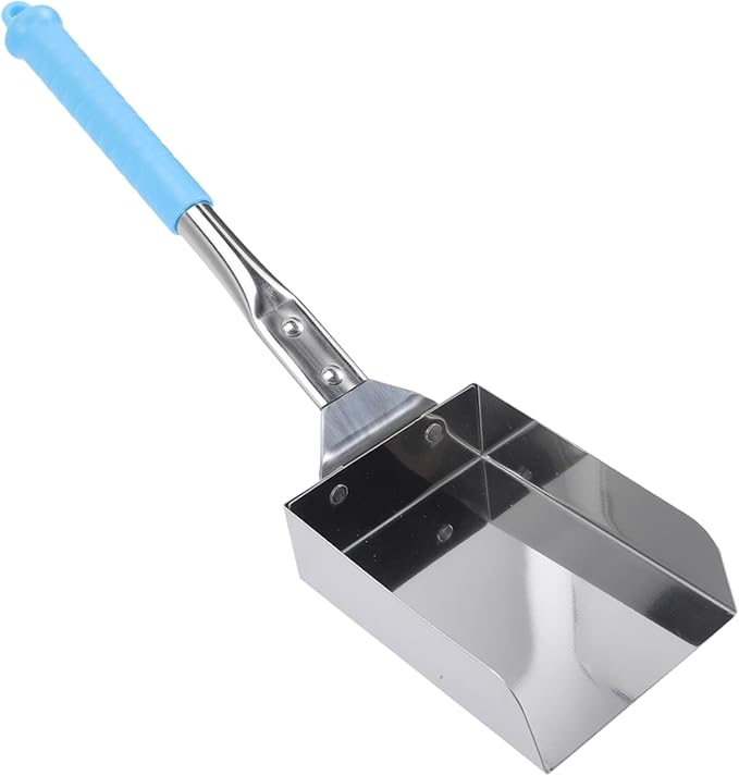 Stainless Steel Gardening Shovel 37x10cm Lightweight Hand Tool for Digging Weeding Planting - Image 1