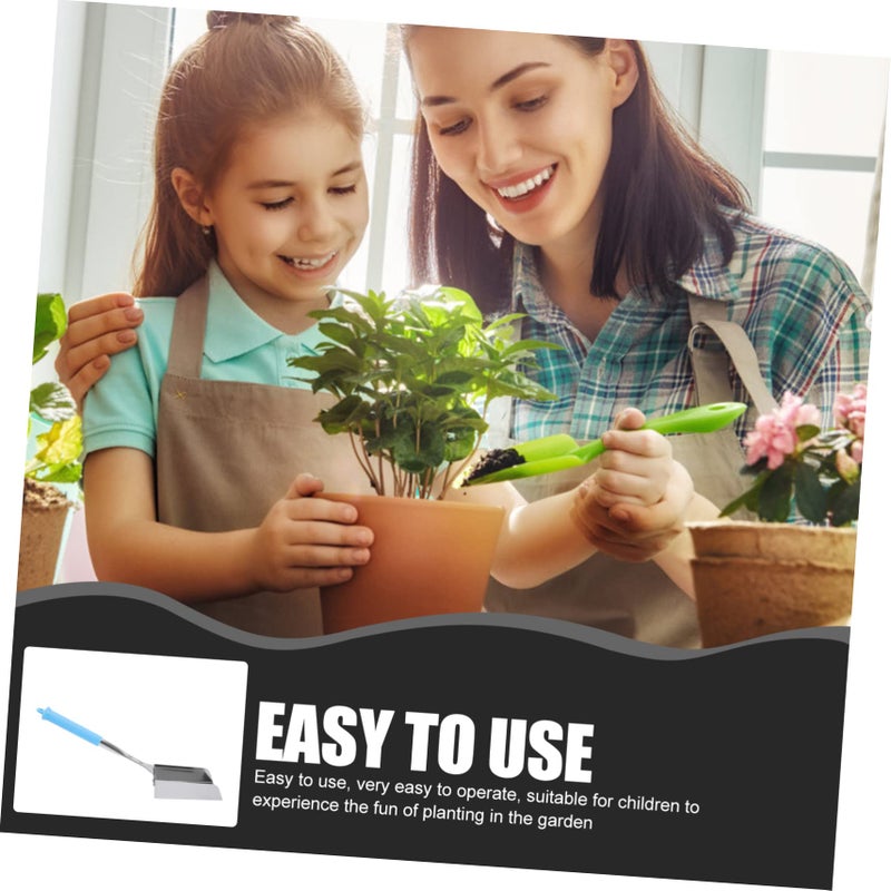 Stainless Steel Gardening Shovel 37x10cm Lightweight Hand Tool for Digging Weeding Planting - Image 5