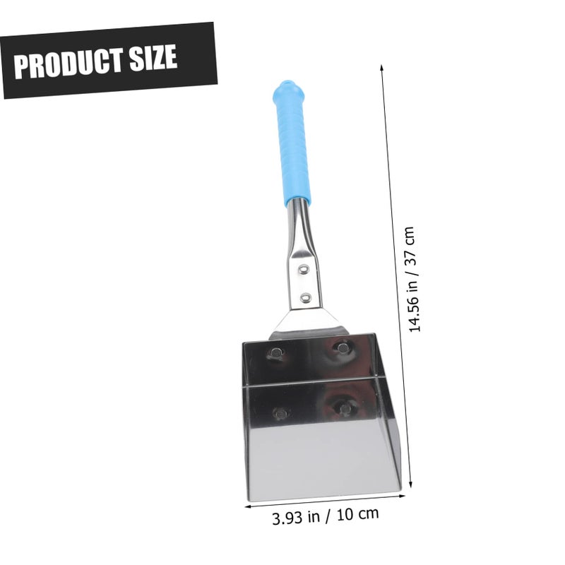 Stainless Steel Gardening Shovel 37x10cm Lightweight Hand Tool for Digging Weeding Planting - Image 4