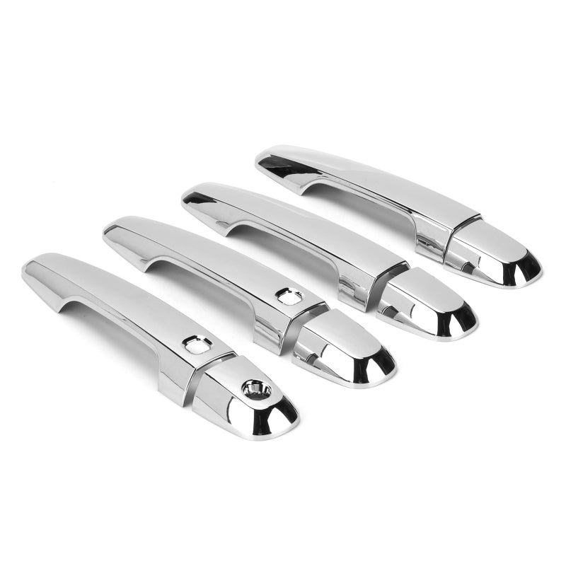 Door Handle Trim Electroplated Gloss Finish Exterior Door Pull Cover - Easy Mount Without Damage Door Handle Protector Made Of High Quality ABS for Mitsubishi Pajero Montero Shogun Sport 2019‑2021 - Image 2