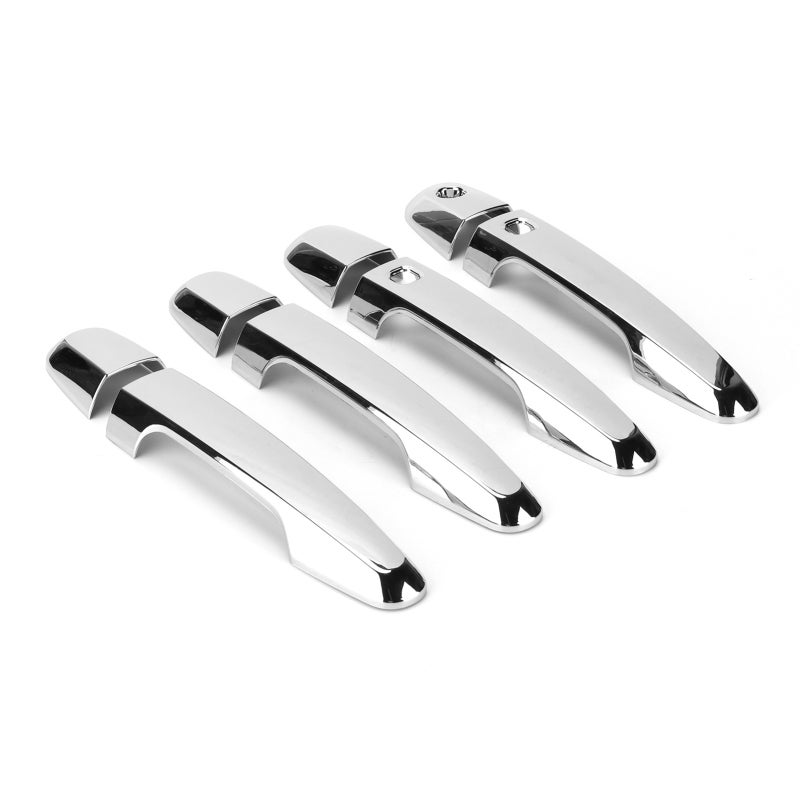 Door Handle Trim Electroplated Gloss Finish Exterior Door Pull Cover - Easy Mount Without Damage Door Handle Protector Made Of High Quality ABS for Mitsubishi Pajero Montero Shogun Sport 2019‑2021 - Image 4