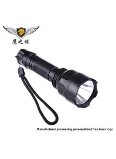 Generic LED Flashlight C8T6 Aluminum Alloy 10W Outdoor Lighting Riding Q5 Rechargeable Lamp USB A Generation Of Hair-Product Specifications:C8 Special 18650 Lithium Battery  - Image 3
