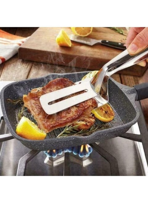 Stainless Steel Beef Steak Clamp BBQ Tongs Food Clamp Roasting Shovels Multi-functional Clip Meat Cooking Tool Kitchen Utensils