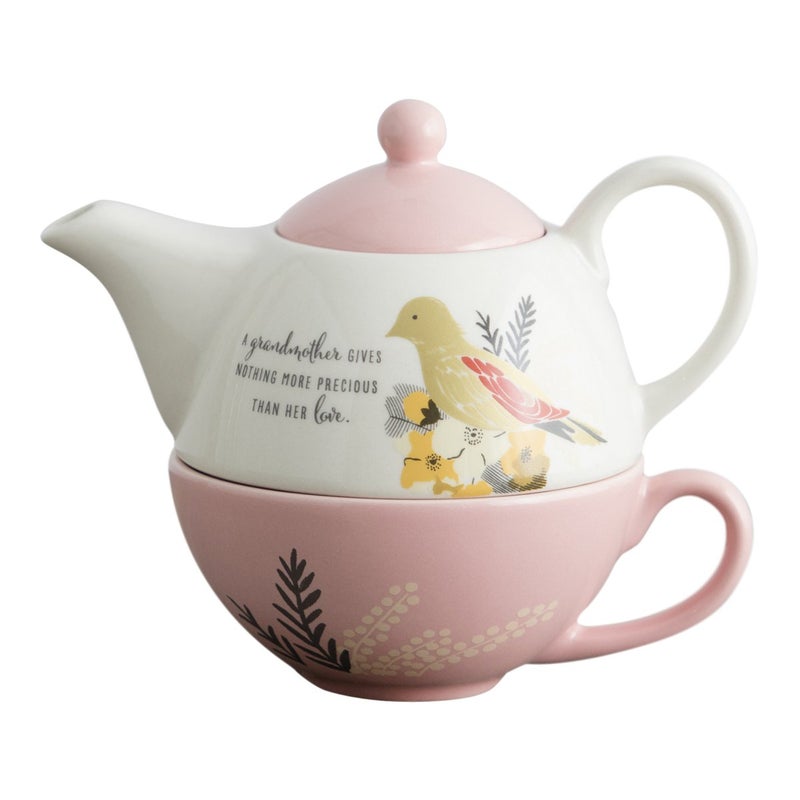 DaySpring Nothing More Precious - Teapot and Cup Set for Grandmother - Image 1