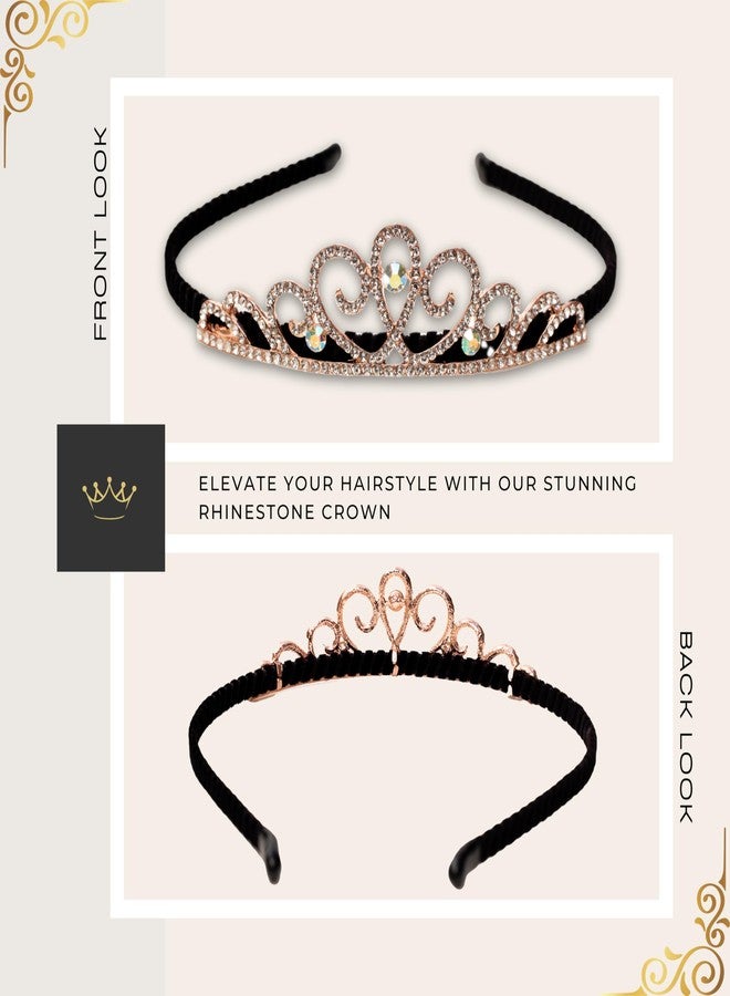 بارادايس ربطات شعر Paradise® Crown مرصعة بالأحجار للنساء والفتيات، وزن 30 غرام (12 قطعة) - Image 5