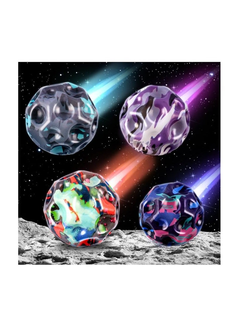 ASTRO Moon Ball, High Jumping Rubber Ball, Space Ball, Bounce Ball, Jumpball, Moon Ball, Galaxy Ball for Children Gift - Image 2