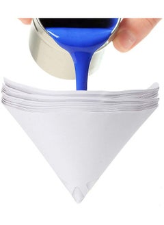 200 Pack 150 Micron Paper Strainer, Paint Filter Cone, Filter Tip Cone Shaped Fine Nylon Mesh Funnel, Cone Paint Filter Screen for Spray Guns, Arts & Crafts, Hobby & Painting Projects