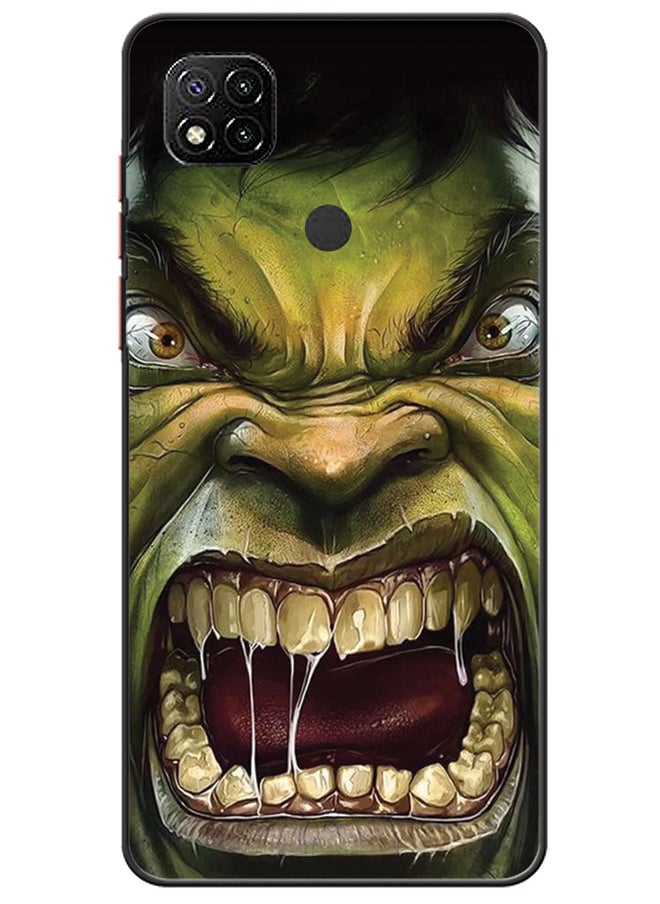 EYE CATCH Protective Case Cover For Xiaomi Redmi 9C Angry Face Hulk  - Image 1