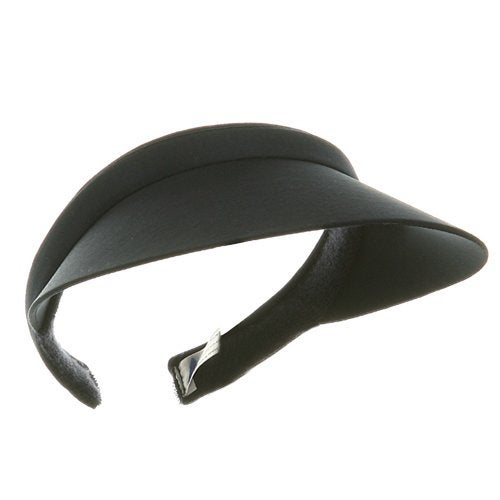 Mega Cap Nylon Small Clip On Visor - Black, Unisex, One Size, Sports, Tennis, Golf - Image 4