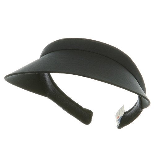 Mega Cap Nylon Small Clip On Visor - Black, Unisex, One Size, Sports, Tennis, Golf - Image 1