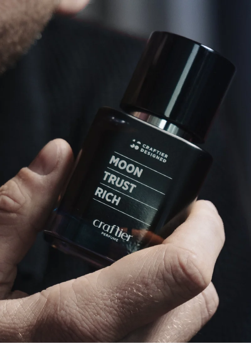 Craftier Perfume Moon Trust Rich Craftier Designed MOON TRUST RICH Eau De Parfum For Men - 50ml, Long Lasting Aromatic Fresh Perfume, Longevity Upto 36 Hours, Premium Men's Fragrance For Summer for Men | Best Price UAE