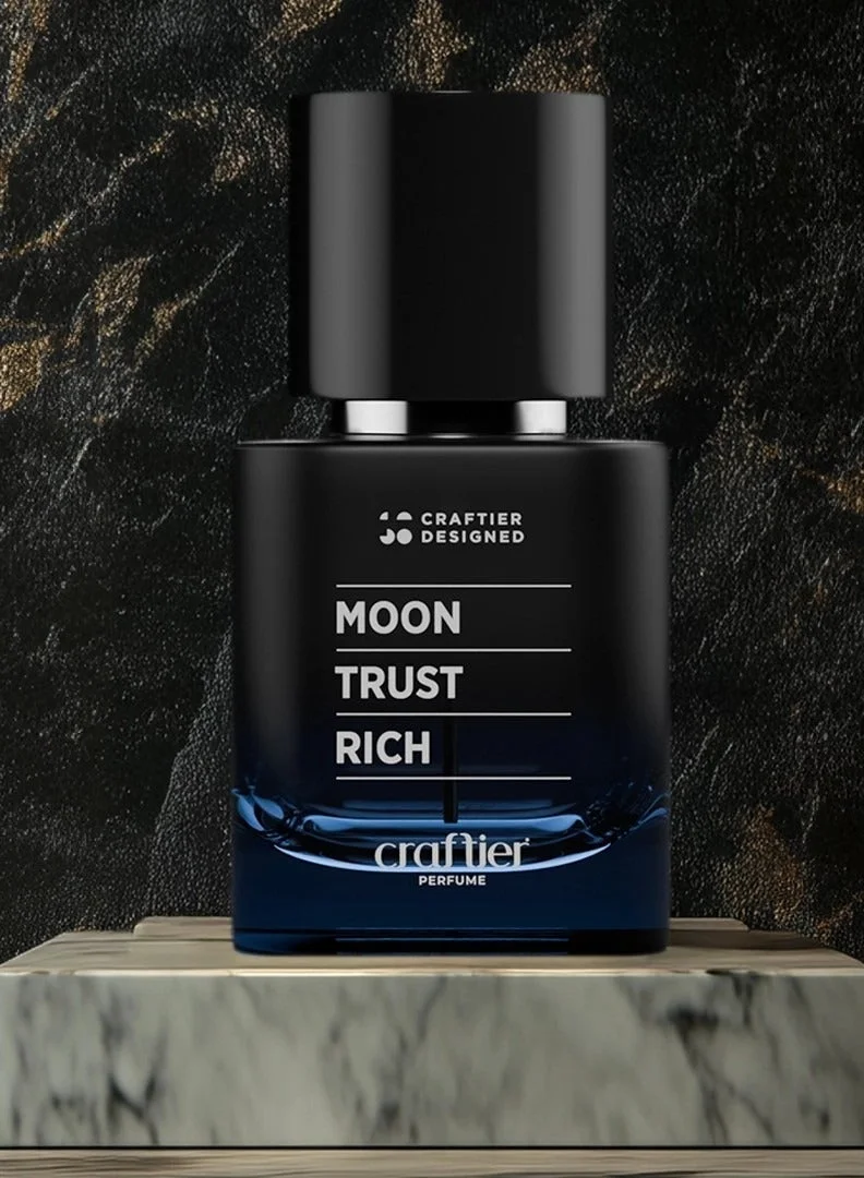 Craftier Perfume Moon Trust Rich Craftier Designed MOON TRUST RICH Eau De Parfum For Men - 50ml, Long Lasting Aromatic Fresh Perfume, Longevity Upto 36 Hours, Premium Men's Fragrance For Summer for Men | Best Price UAE