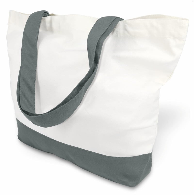 TOPDesign TOPDesign 1Pack Super Strong Large 12oz Cotton Canvas Tote Bag Reusable Grocery Shopping Cloth Bag Fashionable TwoTone Tote for Crafts DIY Your Creative Designs 