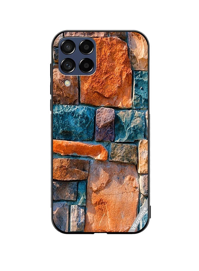 VR CREATIVE Protective Case Cover For Samsung Galaxy M53 Abstract Stone Design Multicolour - Image 1