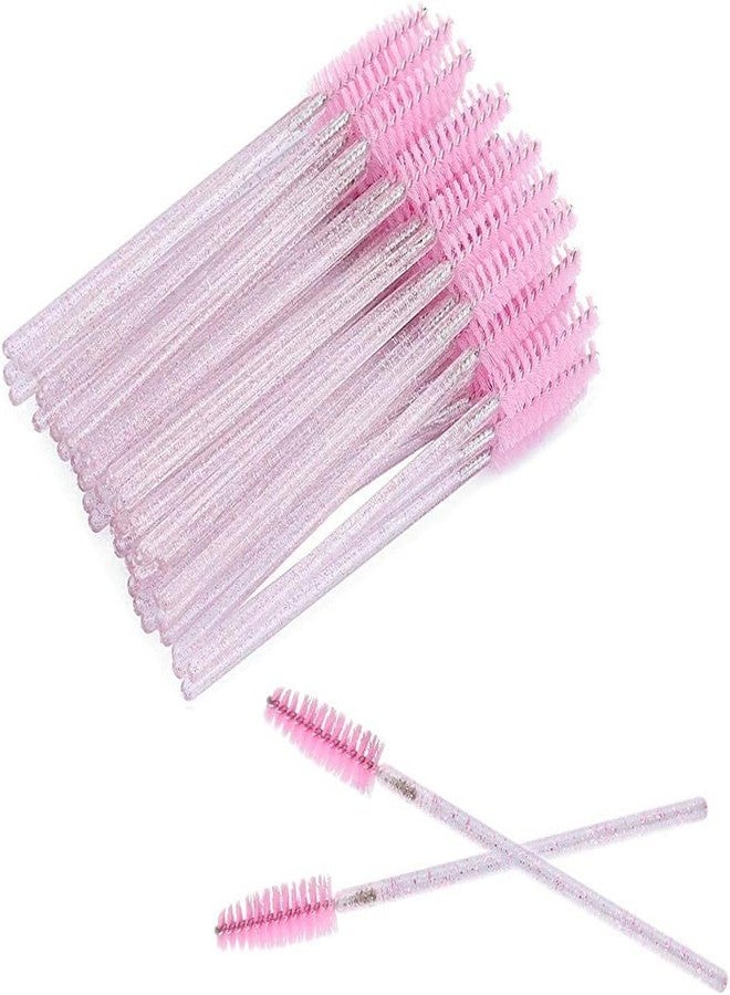 VOIISH Eyelash Mascara Brushes Wands Applicator for Eyelash Extensions and Eyebrow Brush | Eyelash Brush Spoolies 50pcs - Image 1