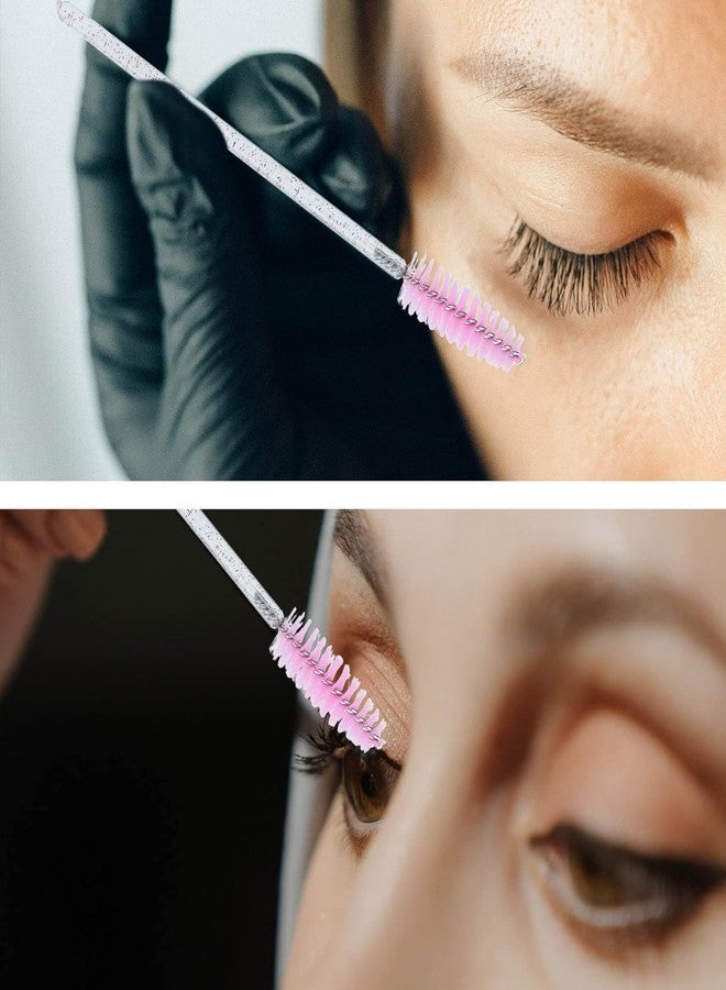 VOIISH Eyelash Mascara Brushes Wands Applicator for Eyelash Extensions and Eyebrow Brush | Eyelash Brush Spoolies 50pcs - Image 4