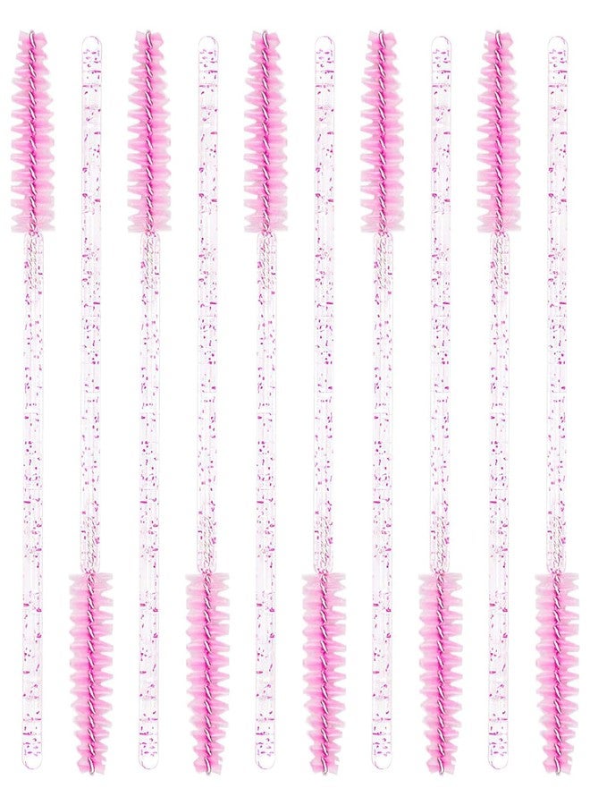 VOIISH Eyelash Mascara Brushes Wands Applicator for Eyelash Extensions and Eyebrow Brush | Eyelash Brush Spoolies 50pcs - Image 5