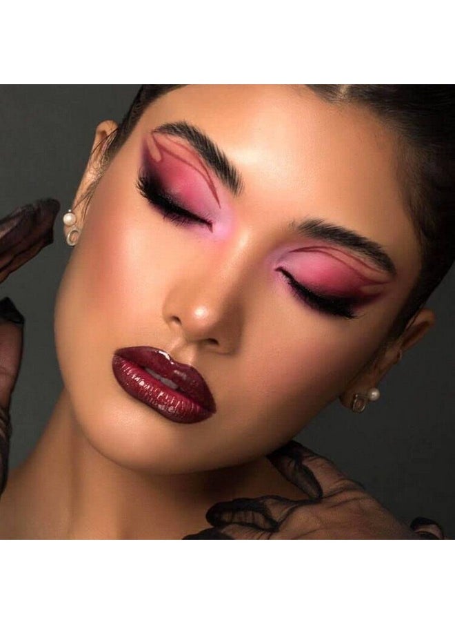 ecofavor - Eyeshadow Palette Natural Naked Smokey Neutral 18 Shades Eye Shadow Pallets Matte Shimmer Dark Burgundy Makeup Pallet High Pigmented Waterproof Long Lasting Smooth Texture Blendable Soft Powder - Image 1