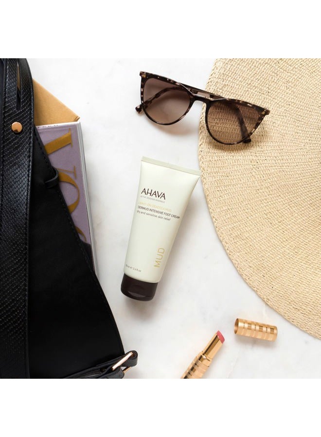 AHAVA Dermud Intensive Foot Cream - Intensely Hydrates, Moisturizes & Heals Dry Cracked Heels and Feet, Enriched with Patented Osmoter and Dermud, Hippophae Oil, Lavender Oil & Shea Butter, 3.4 Fl.Oz - Image 3