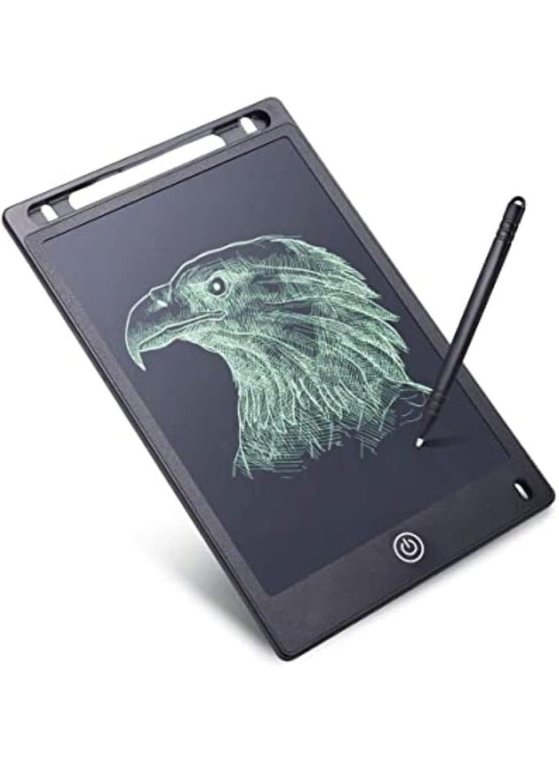 لوحة كتابة إلكترونية LCD بحجم 8.5 بوصة – تابلت للرسم والكتابة مع قلم للأطفال والكبار – لوح رقمي قابل للمسح للملاحظات والرسم - Image 1