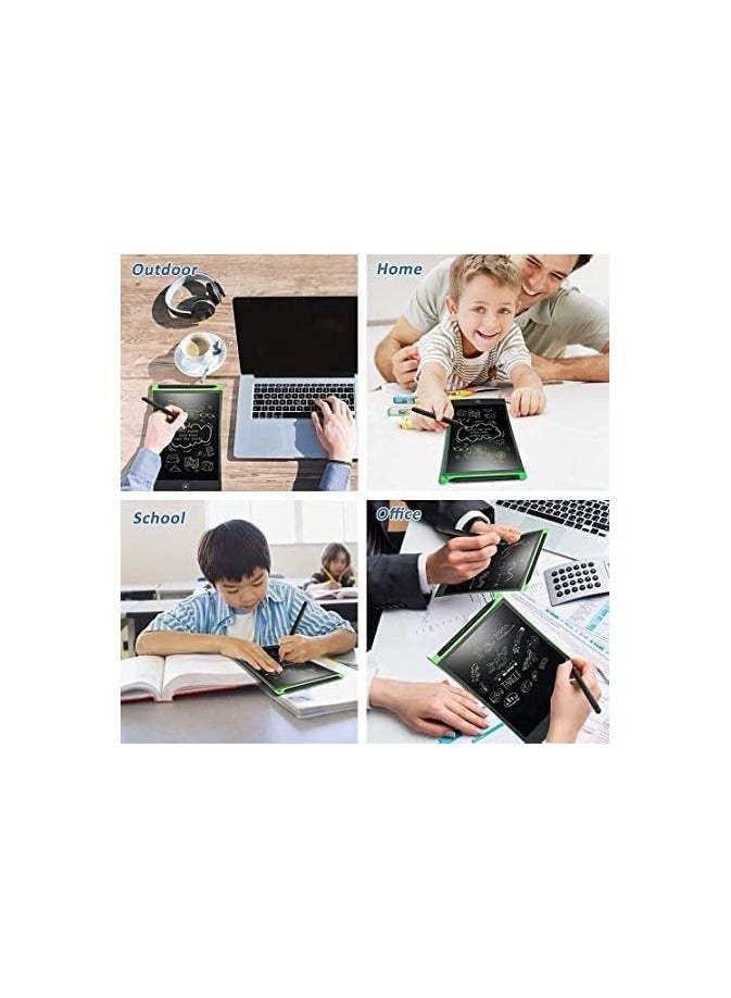 لوحة كتابة إلكترونية LCD بحجم 8.5 بوصة – تابلت للرسم والكتابة مع قلم للأطفال والكبار – لوح رقمي قابل للمسح للملاحظات والرسم - Image 3