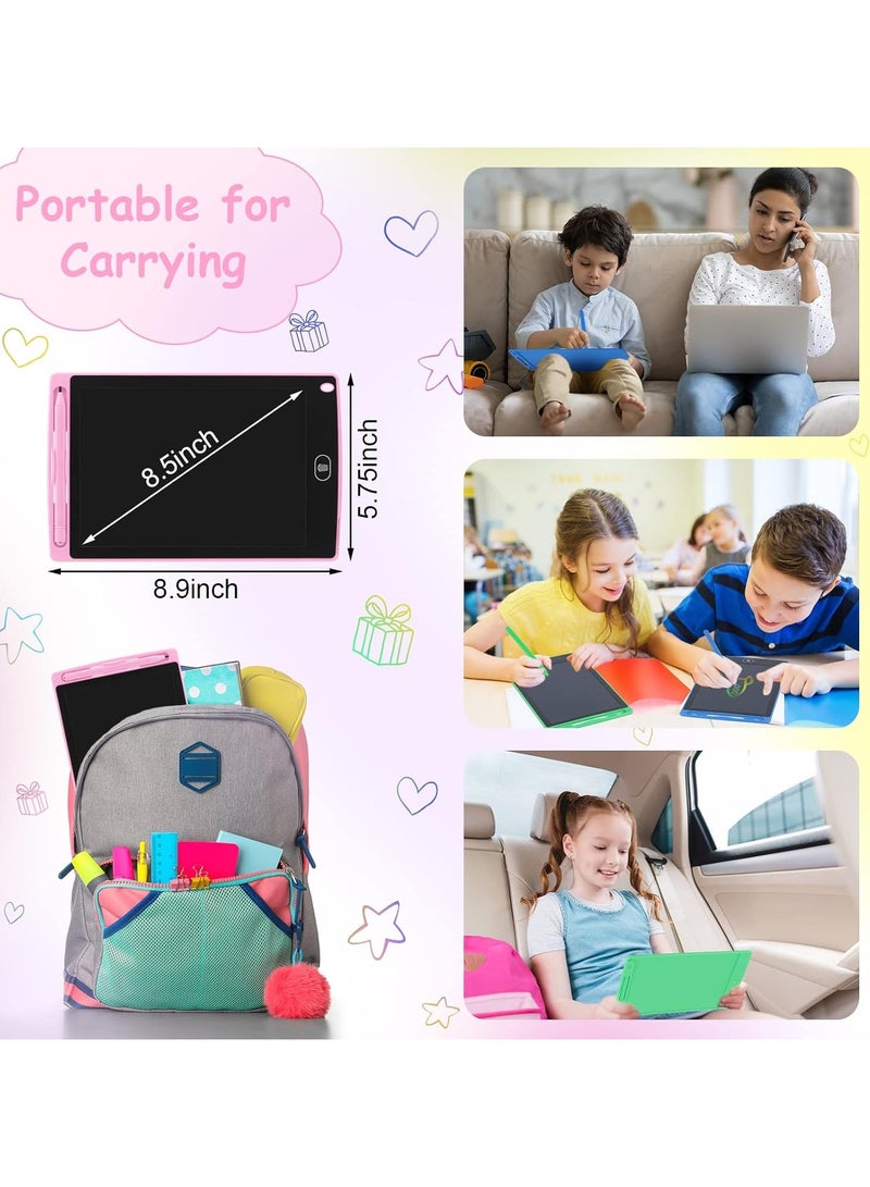 لوحة كتابة إلكترونية LCD بحجم 8.5 بوصة – تابلت للرسم والكتابة مع قلم للأطفال والكبار – لوح رقمي قابل للمسح للملاحظات والرسم - Image 5