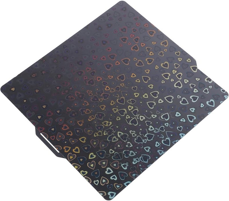 PEH Heart Water Drop Pattern 3D Printer Flexible Sheet 11x11 Inch Heated Bed For Easy Model Removal - Image 5